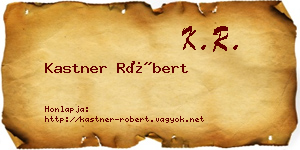 Kastner Róbert névjegykártya